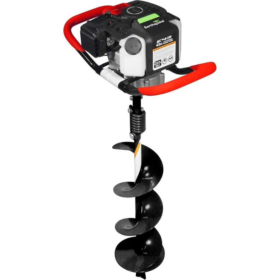 1-Person Earth Auger Powerhead 43cc 2-Cycle Viper Engine with 30:1 Transmission and 5-Year Limited Warranty in Red or Black Aug