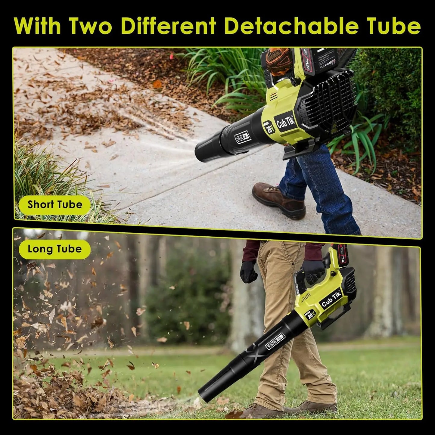 Cordless Leaf Blower With 2 Batteries And Charger Lightweight