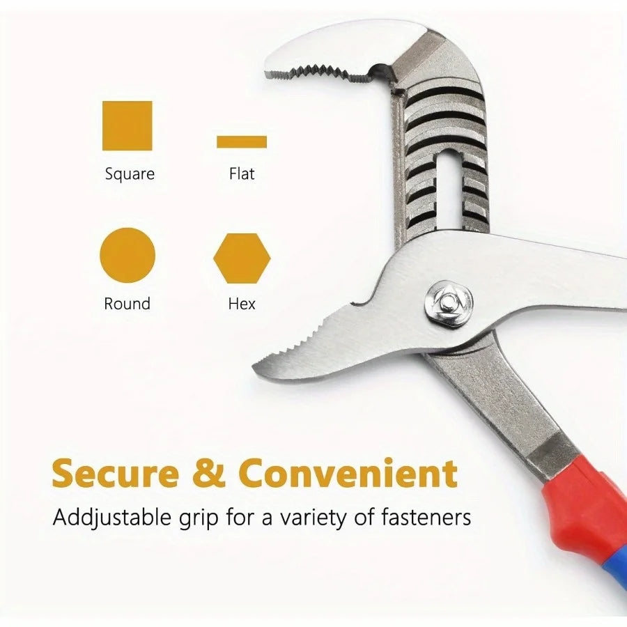 Adjustable Groove Joint Pliers Set for Plumbing and Home Repairs
