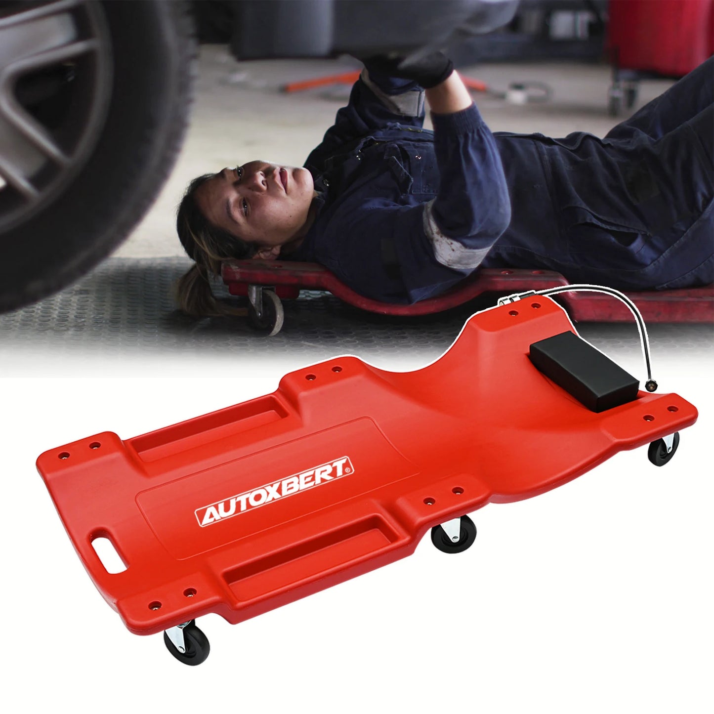 40" L x 19''W Automotive Creeper for Garage Crawler Board Low Profile Car Repair