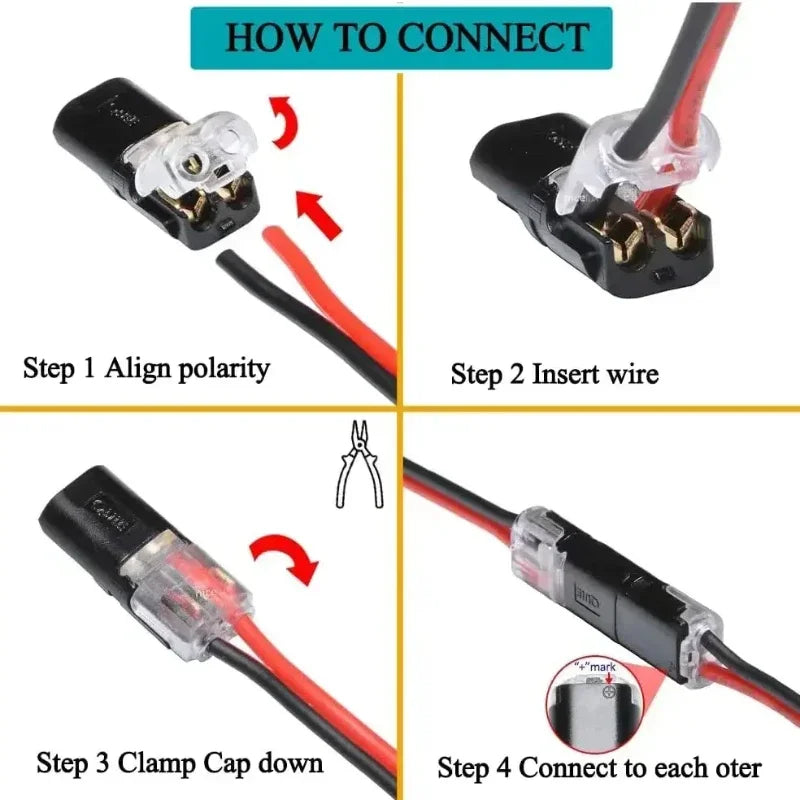 2 Pin Way Plug Waterproof Electrical Connector Car Wire Cable Automotive Electrical Connector Strip Terminal Connection NEW