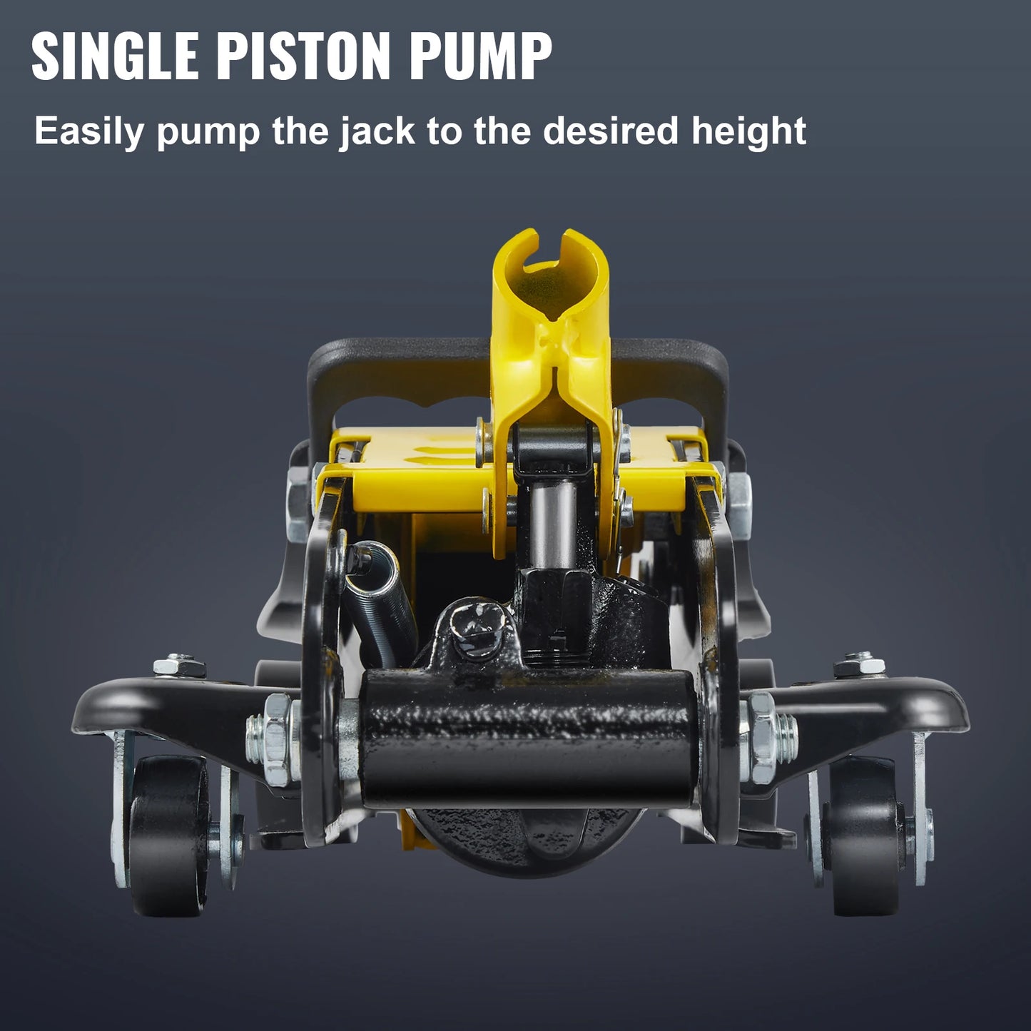 SucceBuy 2.5T Floor Hydraulic Jack Pneumatic Low Profile Floor Jack Heavy-Duty Steel Racing Floor Jack with Piston Lift Pump