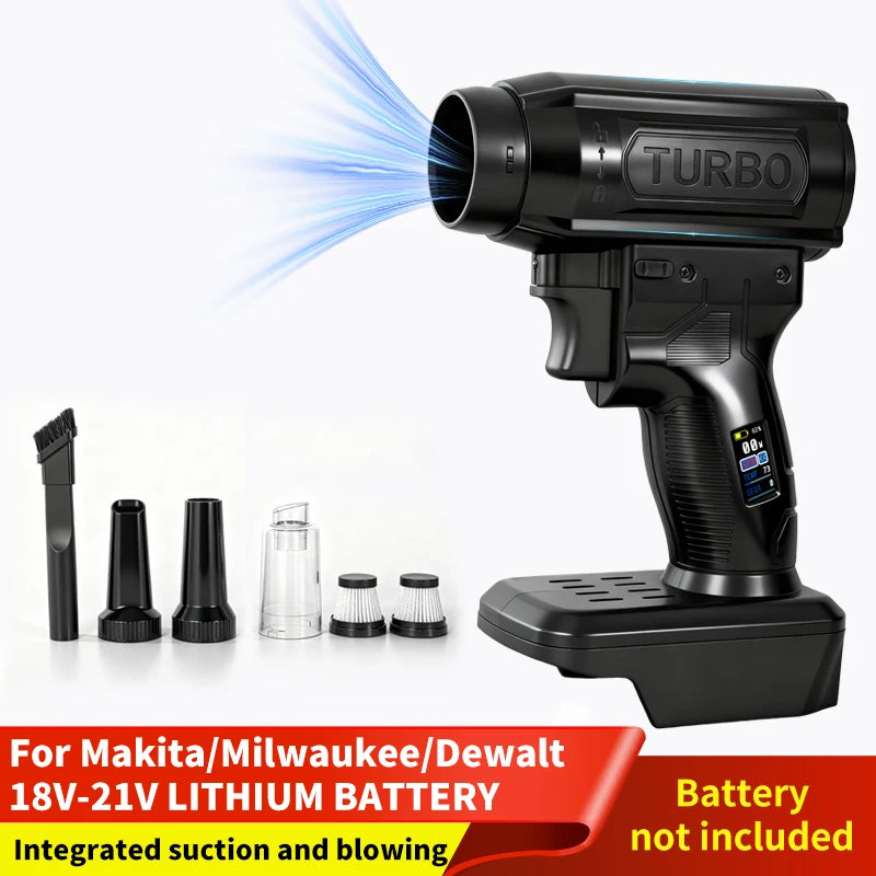 40MM  Brushless Powerful  Blower Wind Speed 500g Air Duster Turbo FanAirVacuum Cleaner for Car/Keyboard/PC/Home Multi-functiona