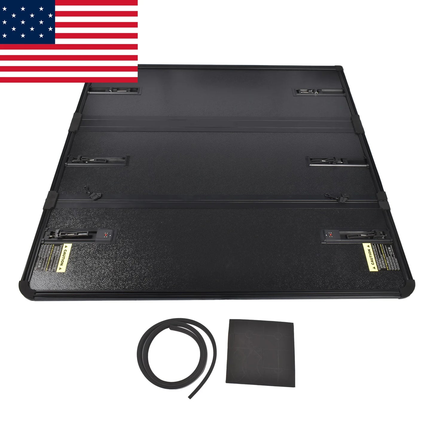 AP03 Hard 3-fold Truck Bed Tonneau Cover Black Matte Texture for Ford Ranger 2019-2026