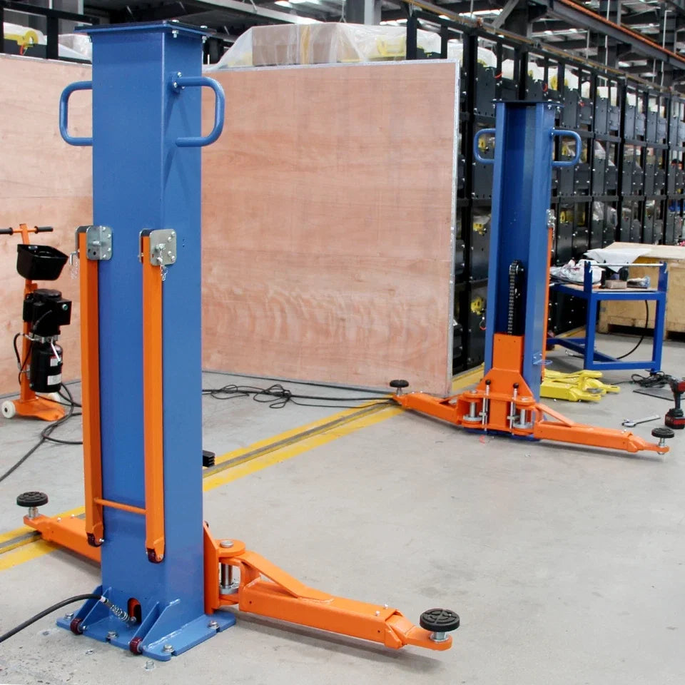MACHPRO 8000lb 2-Post Car Lift 220V | Heavy-Duty Car Hoist, Symmetrical Arm Design, Safety Lock System, for Car Repair Workshops