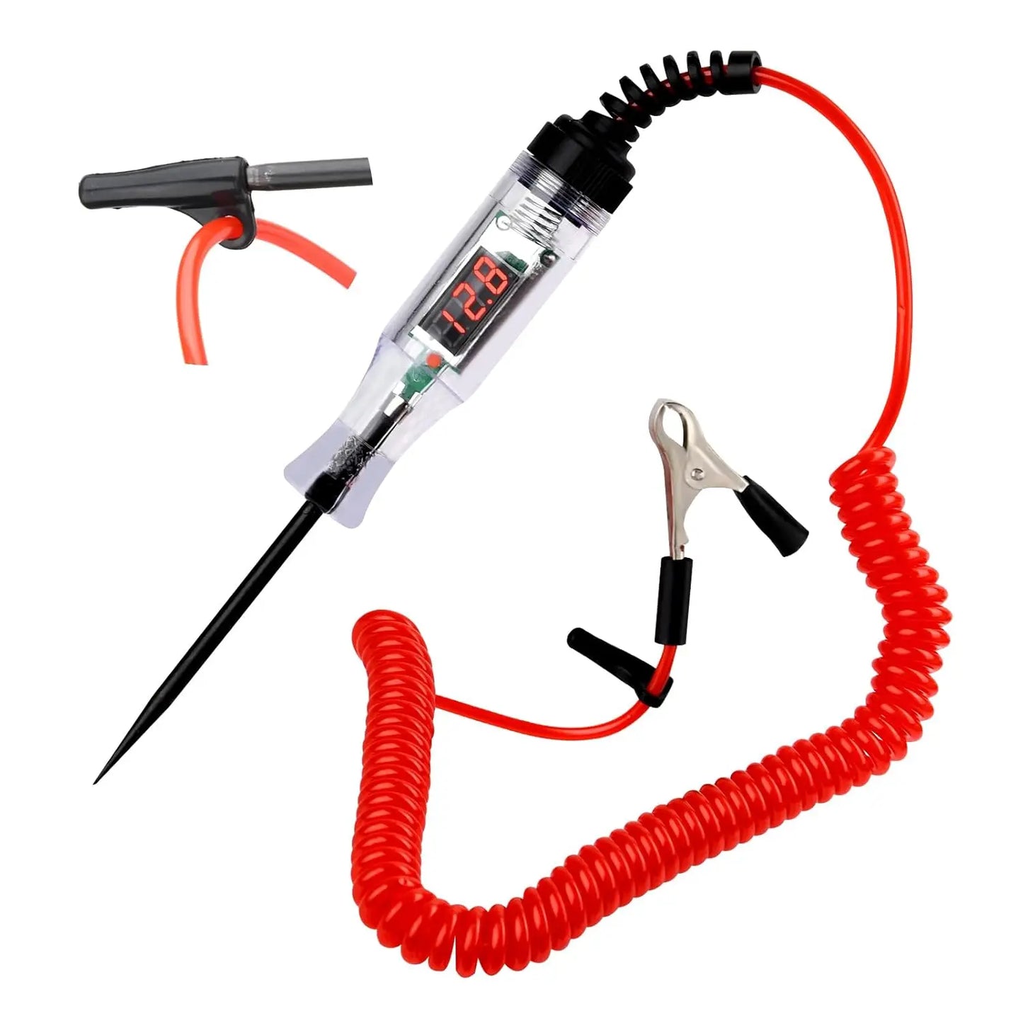 5-90V Digital LED Circuit Tester with Voltage Display for Car/RV/Vehicles, Bidirectional Automotive Electrical Tester